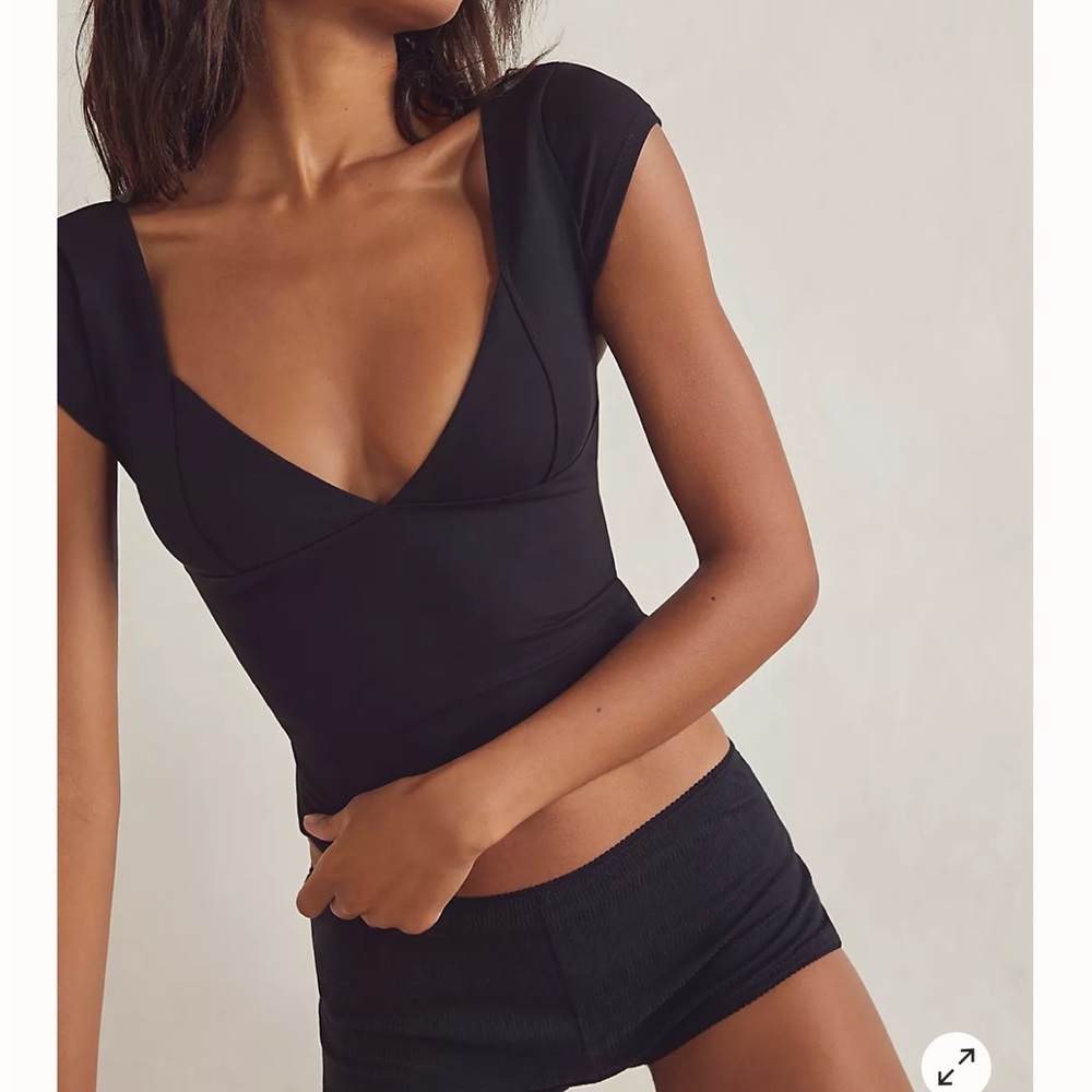 FP DUO CORSET CAMI IN BLACK - SIZE S